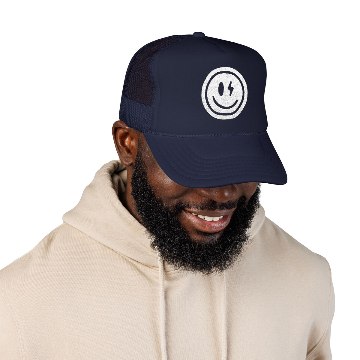 PD SMILEY TRUCKER HAT