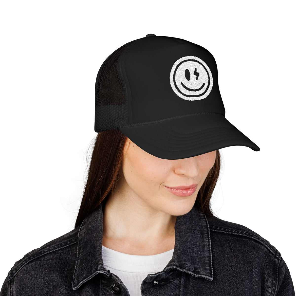 PD SMILEY TRUCKER HAT