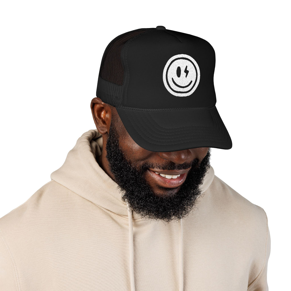 PD SMILEY TRUCKER HAT