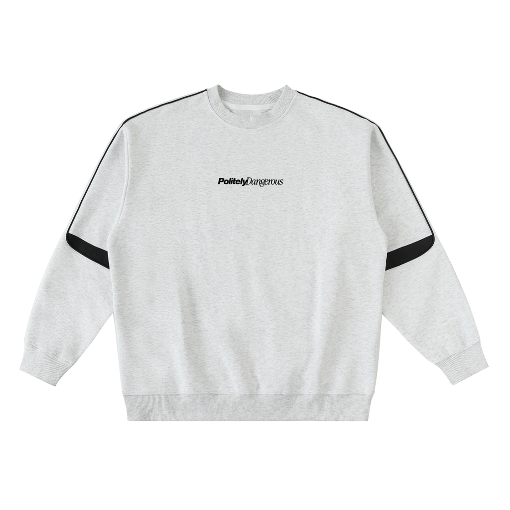 Oversized Crewneck Taped Sweatshirt