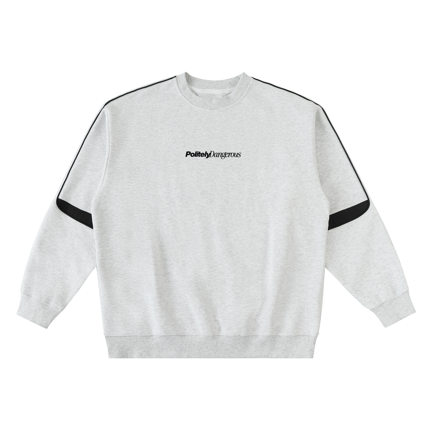Oversized Crewneck Taped Sweatshirt
