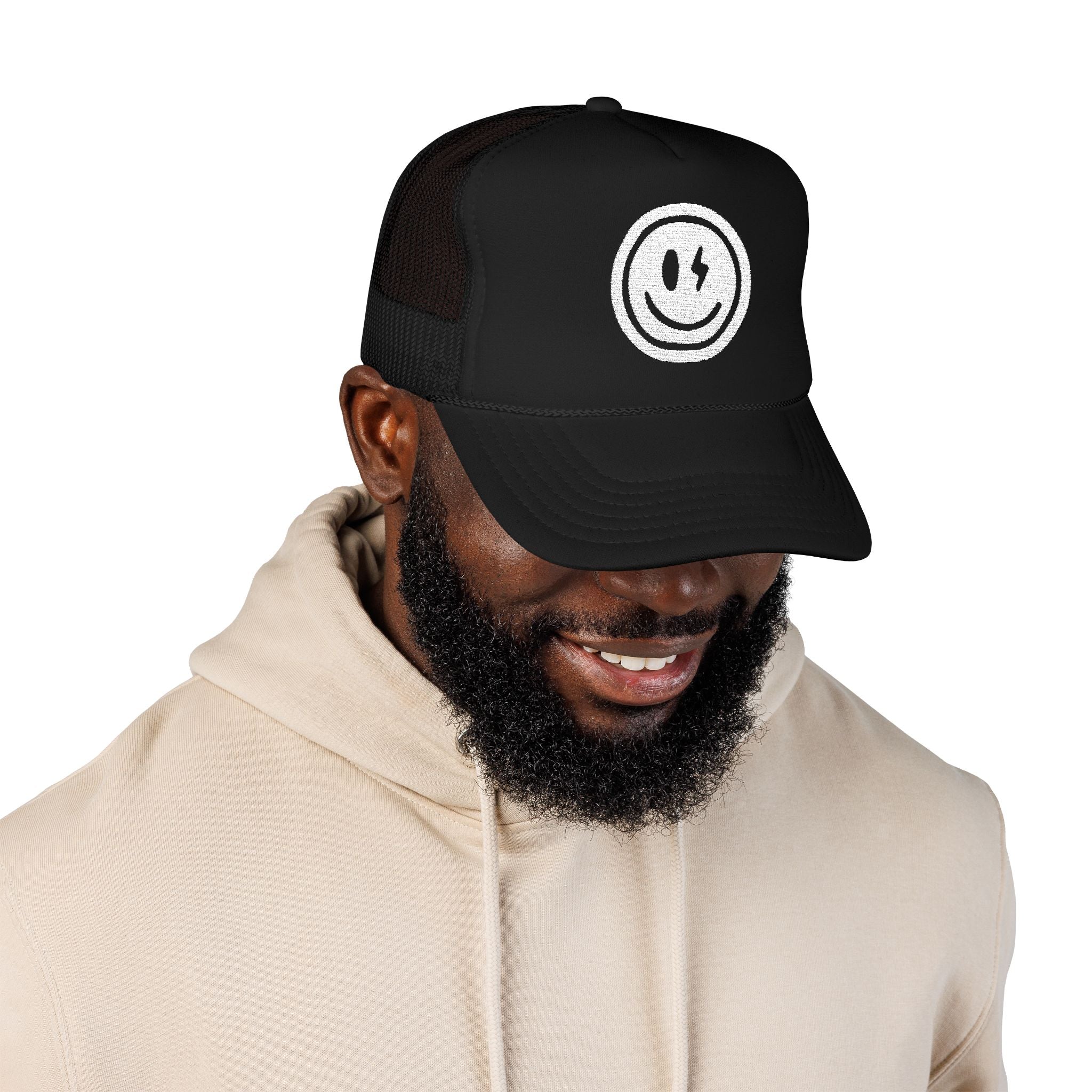 PD SMILEY TRUCKER HAT
