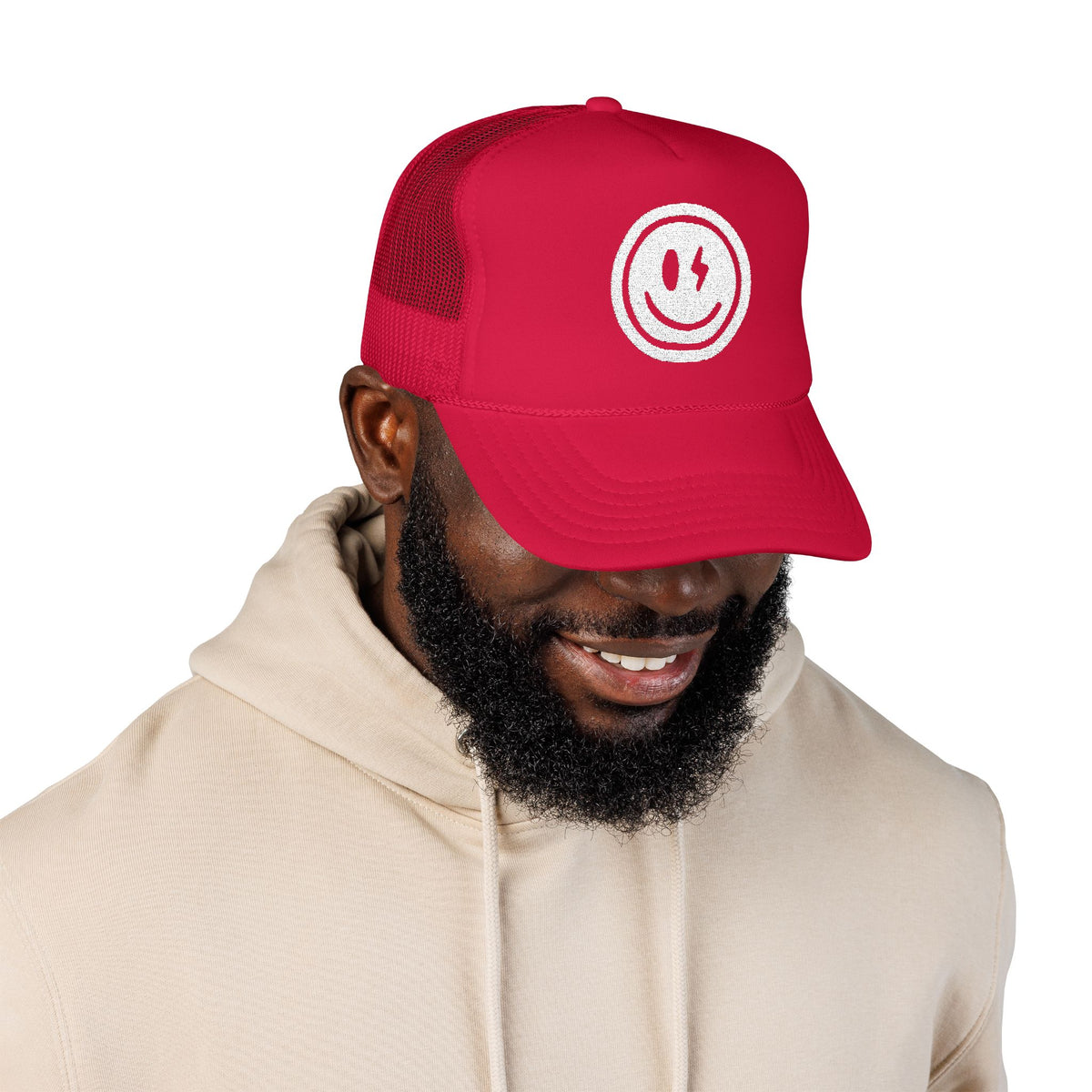 PD SMILEY TRUCKER HAT