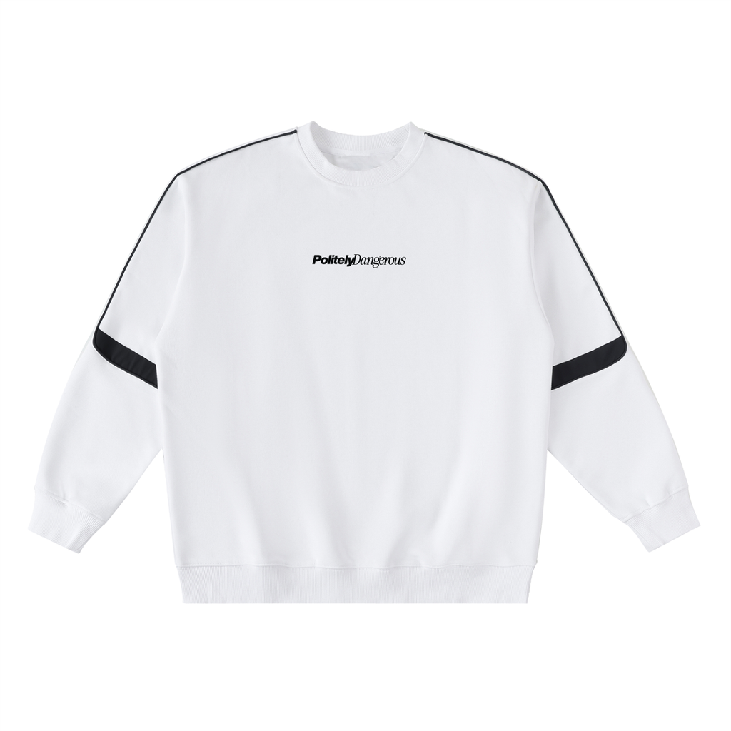 Oversized Crewneck Taped Sweatshirt
