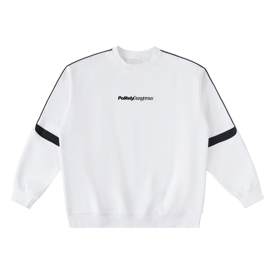 Oversized Crewneck Taped Sweatshirt